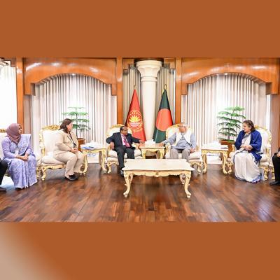 ANFREL Election Observation Delegation Mets Bangladesh Chief Adviser 